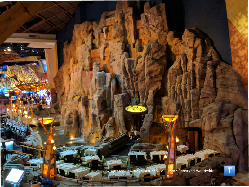 Tuscany restaurant at the Mohegan Sun