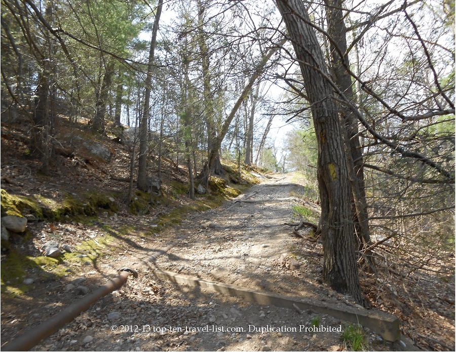 Hiking at Breakheart Reservation near Boston