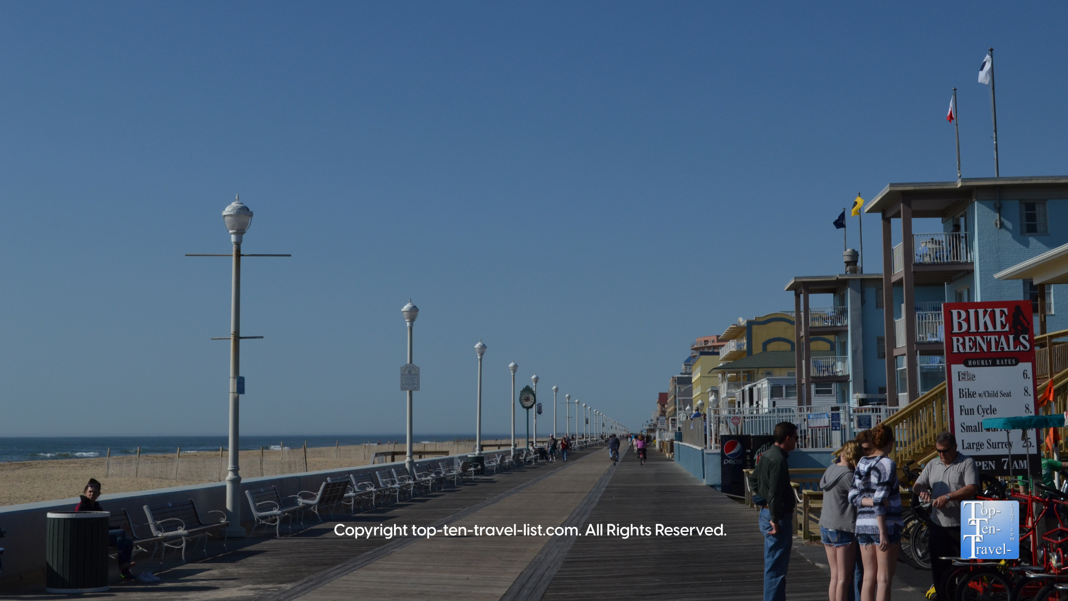 A Beautiful Boardwalk with Terrific Views in Ocean City, Maryland
