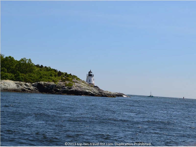 Castle Hill Lighthouse in Newport, Rhode Island