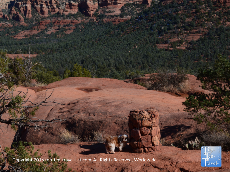 Cairn along the Sedona Broken Arrow trail