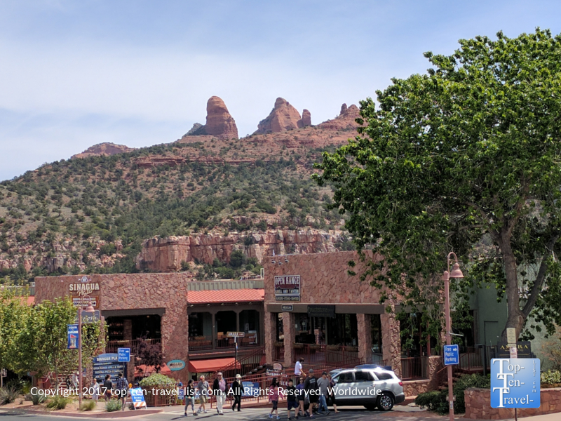 Uptown Sedona red rock views 