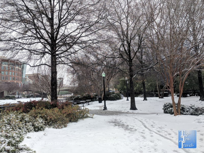 Rare snowstorm in Greenville, South Carolina