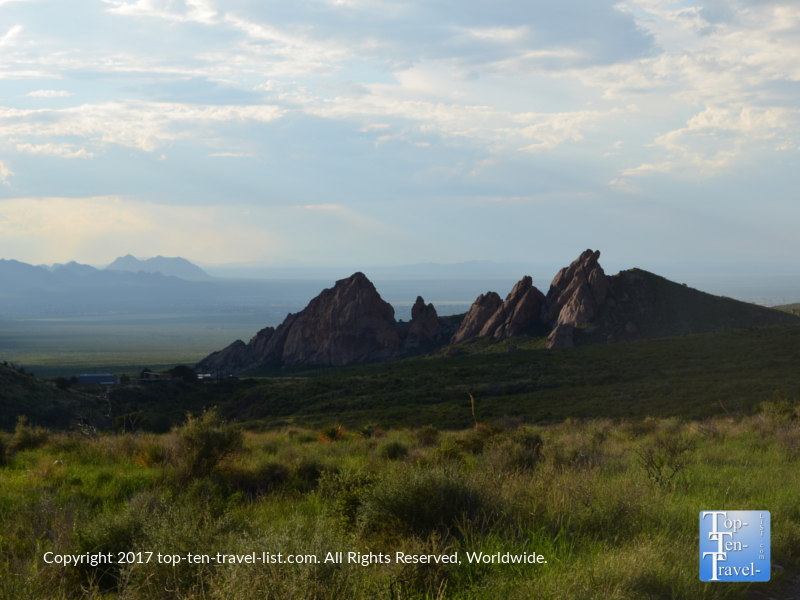 Mountain scenery along the Dripping Springs trail near Las Cruces, New Mexico