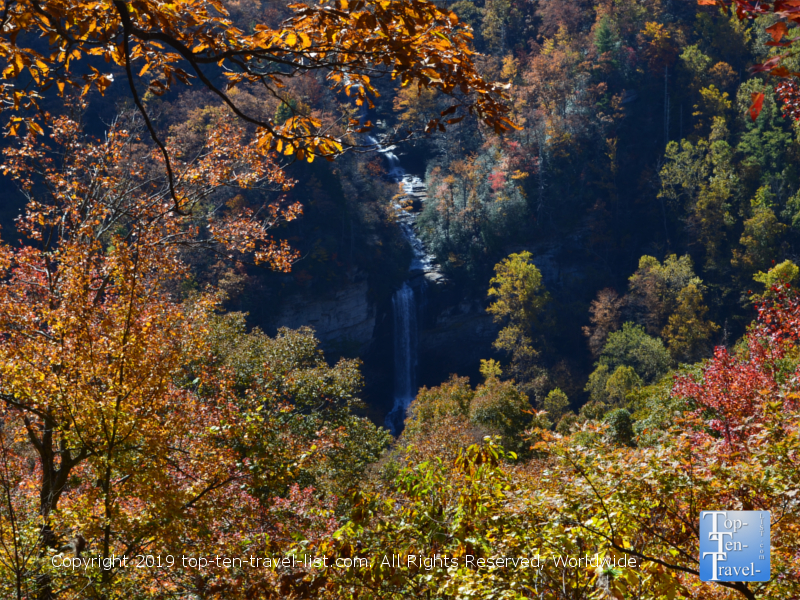 Raven cliff Falls at Caesars Head State Park in South Carolina 