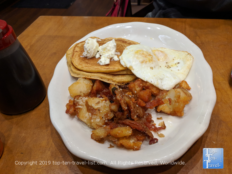 Breakfast at Tupelo Honey in Greenville, South Carolina