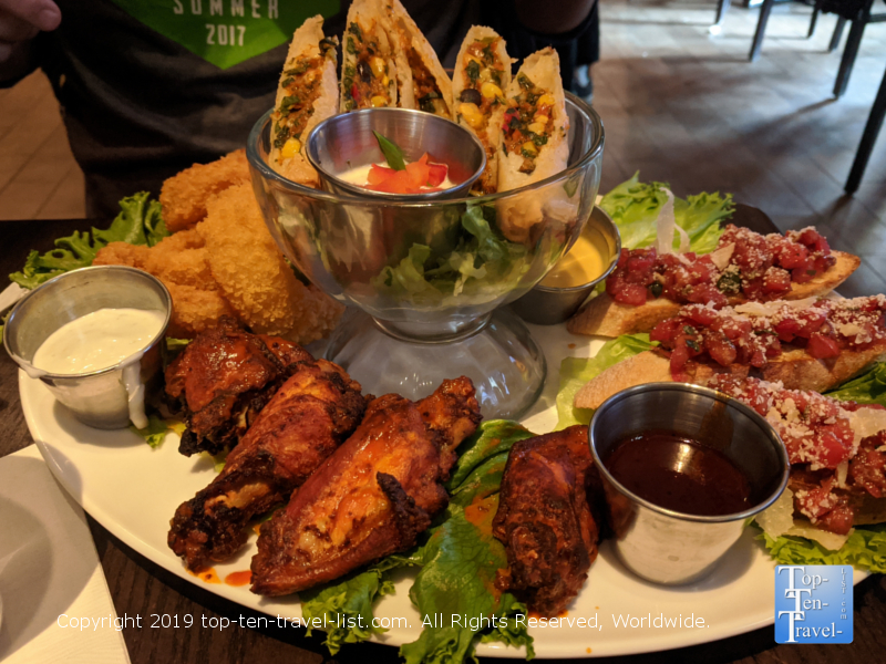 Jumbo appetizer at Hard Rock Cafe in Philadelphia