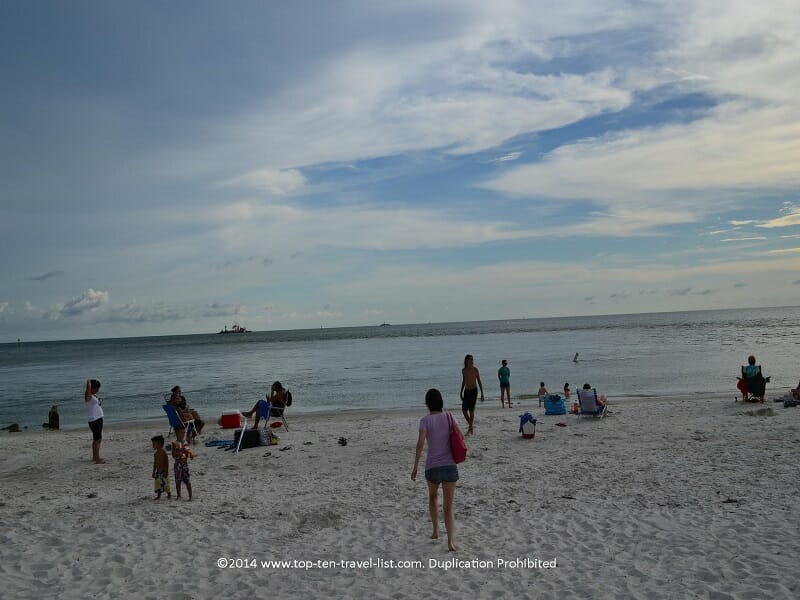 Madeira Beach in the Tampa Bay area 