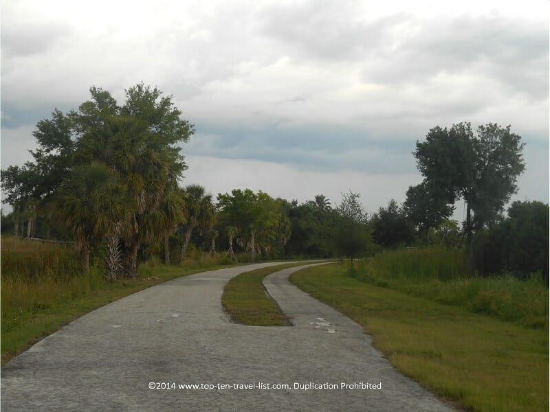 The Pinellas Trail in Tarpon Springs, Florida