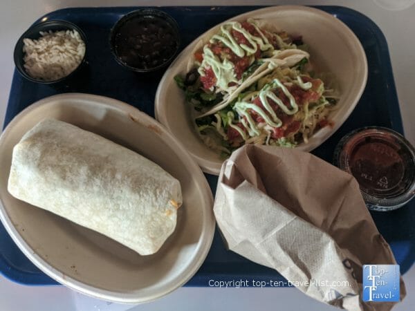 Build your own tacos and burritos at Jake's Coastal Cantina in Indian Rocks Beach, Florida 