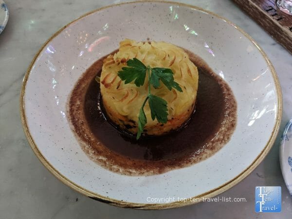 Vegan shepherd's pie at Ragland Road at Disney Springs in Orlando, Florida