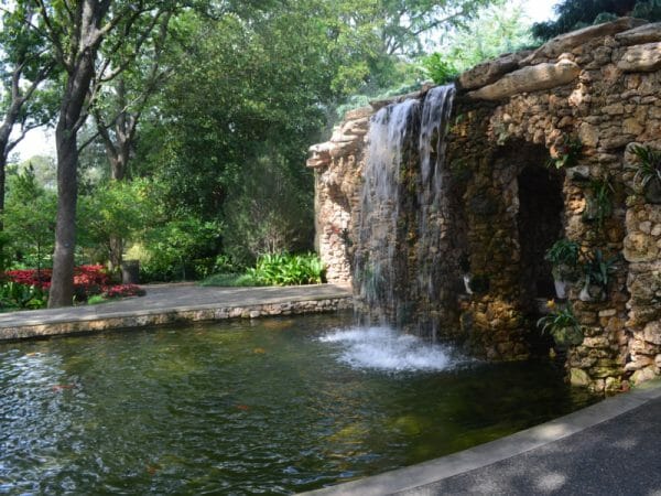 Waterfall at the Dallas Arboretum 