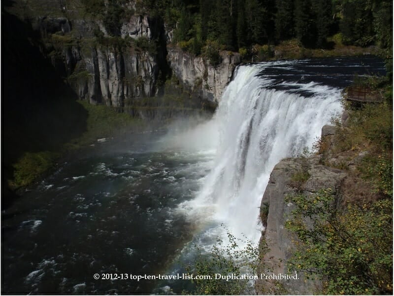 Upper Mesa Falls in Idaho