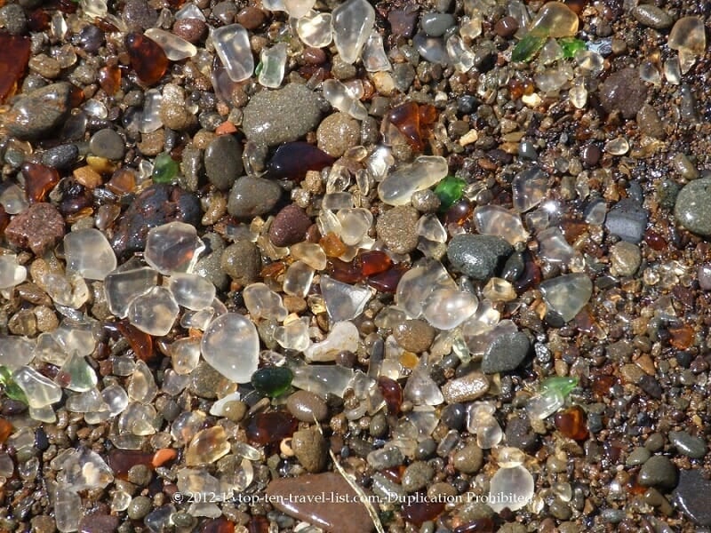 Glass Beach in Ft. Bragg, California: The Highest Concentration of Seaglass in the World