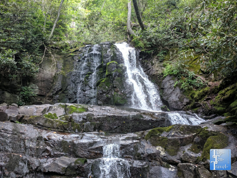 Beautiful Laurel Falls in Gatlinburg, Tennessee