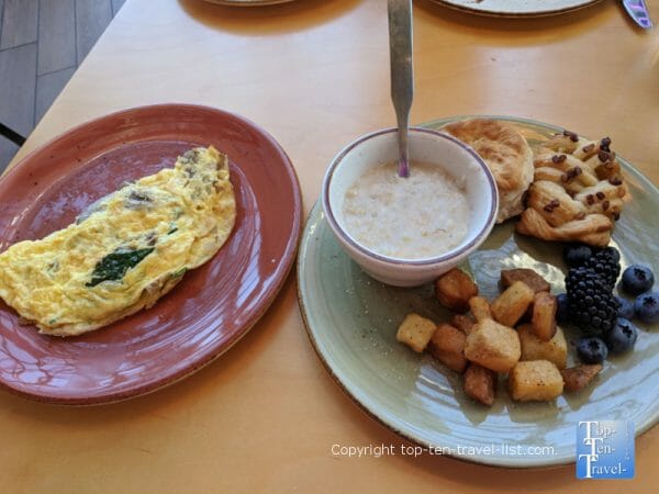 Breakfast buffet at Roost in Greenville, South Carolina