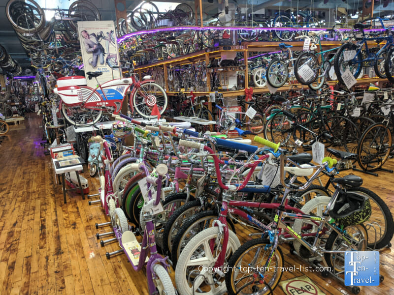 The world's largest bicycle museum and shop in Pittsburgh 