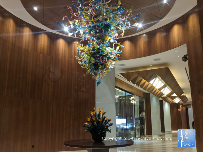 Chandelier by Chihuly at The Borgata Atlantic City