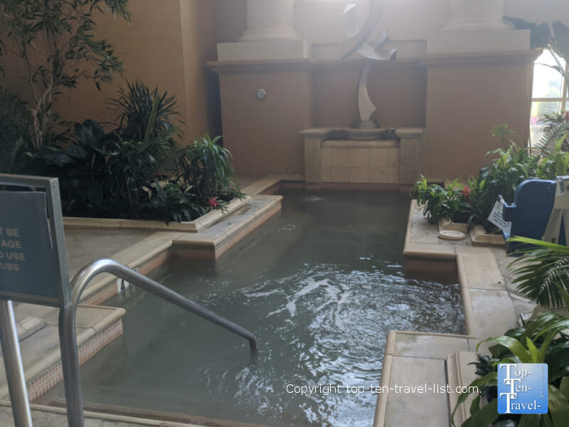 Hot tub at the Borgata Atlantic City