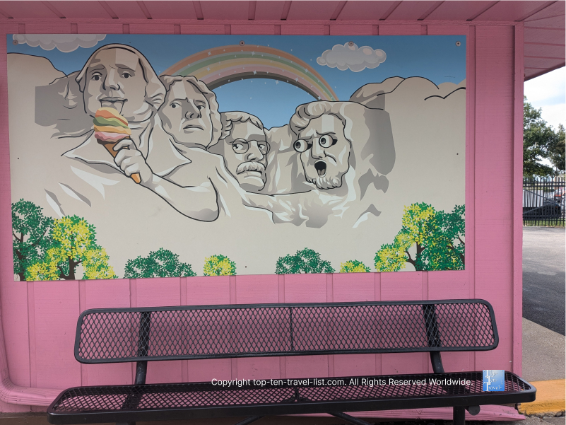 Mural at Original Rainbow Cone