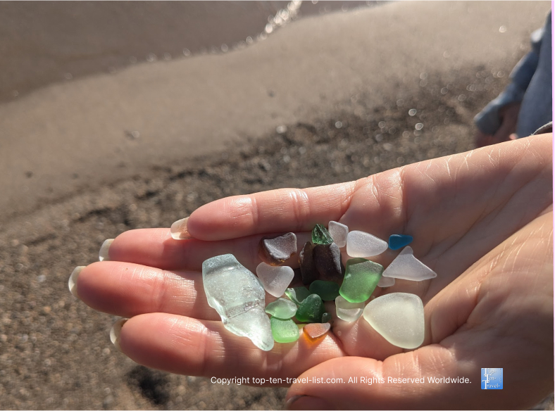 Finding Seaglass on Lake Erie