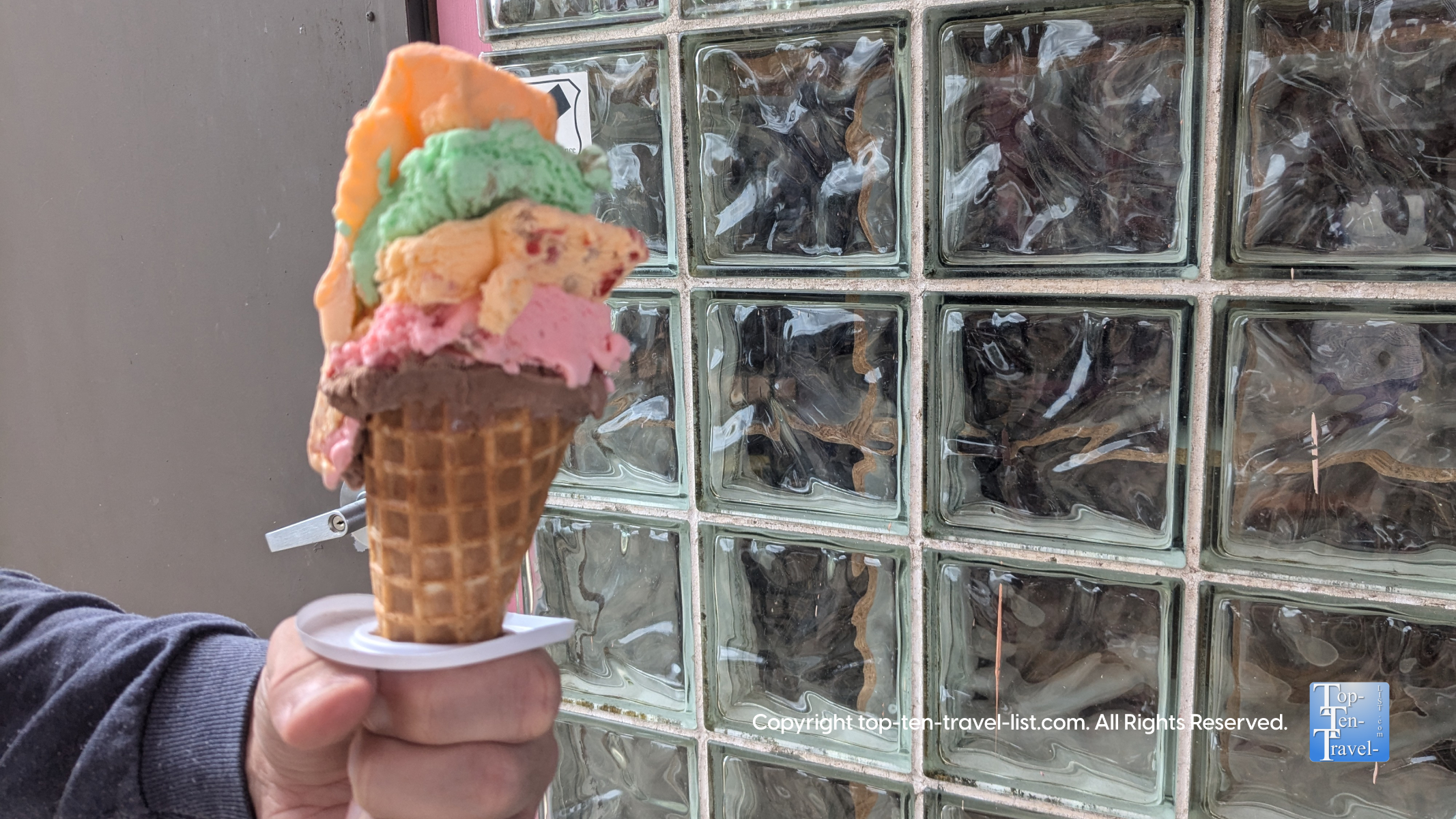 Original Rainbow Cone – Chicago - Top Ten Travel List