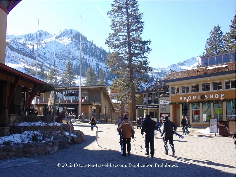 Browse the shops at the Village at Squaw Valley - Top Ten Travel List