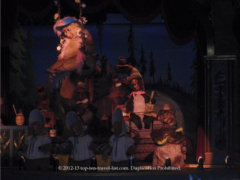 Country Bear Jamboree - Top Ten Travel List