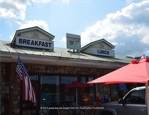 Bumblebee’s Cafe – Blue Ridge - Top Ten Travel List