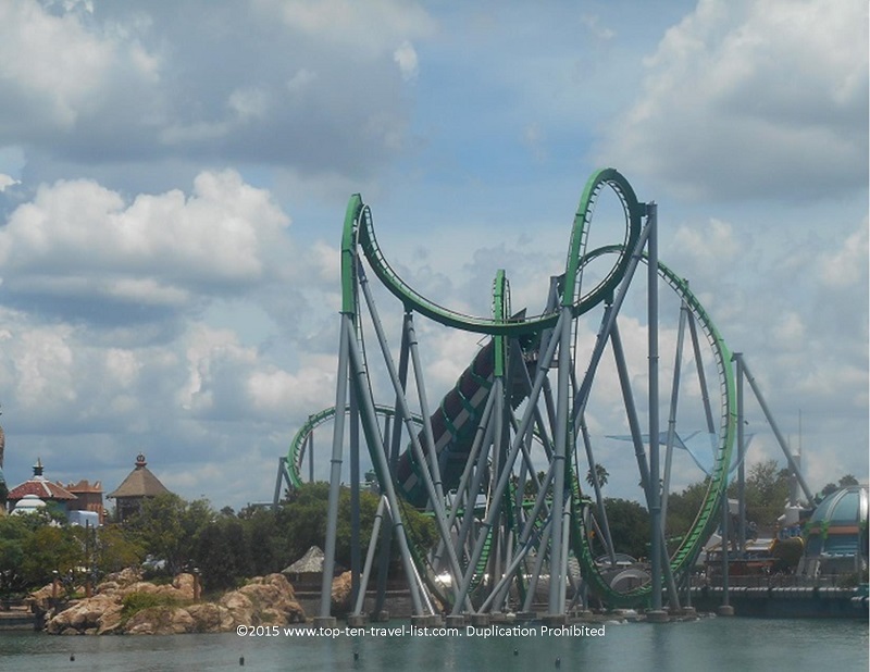 The Incredible Hulk Coaster - Top Ten Travel List