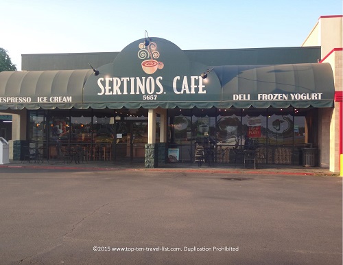 Sertino’s Cafe – Beaumont - Top Ten Travel List
