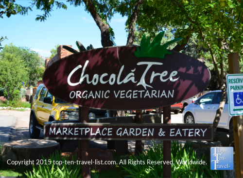 ChocolaTree Organic Oasis – Sedona - Top Ten Travel List