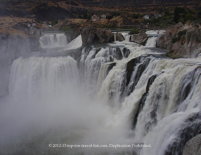 Visit Shoshone Falls, the