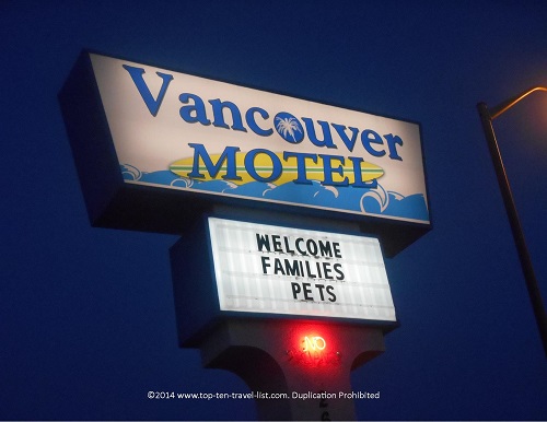 Vancouver Motel - Top Ten Travel List