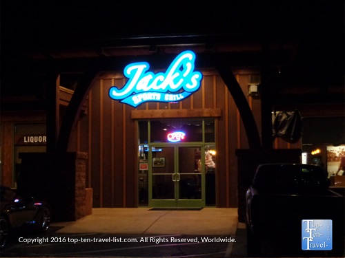 Jack’s Sports Grille – Springdale - Top Ten Travel List