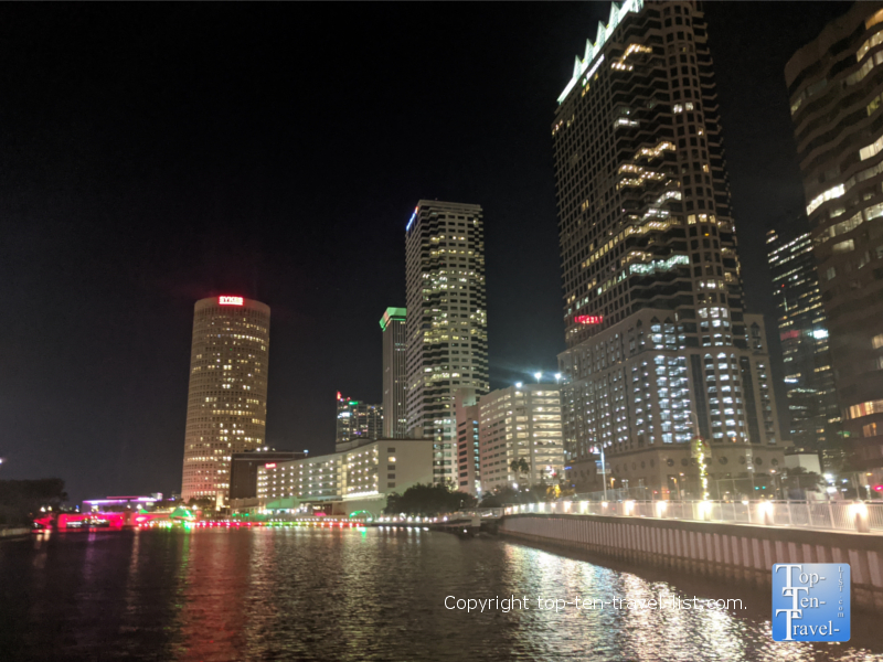 Enjoy great skyline views & convenient access to the city's best attractions along the Tampa Riverwalk - Top Ten Travel List