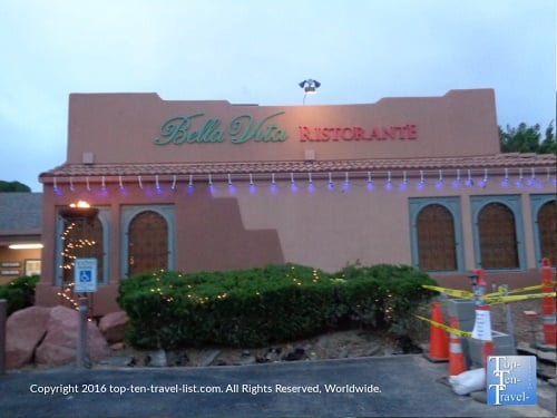 Bella Vita Ristorante – Sedona - Top Ten Travel List