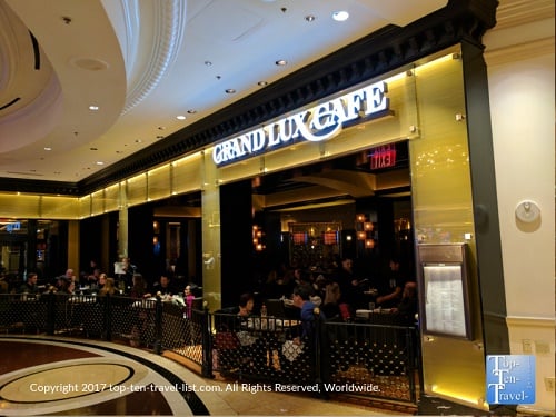 Grand Lux Cafe – Las Vegas - Top Ten Travel List