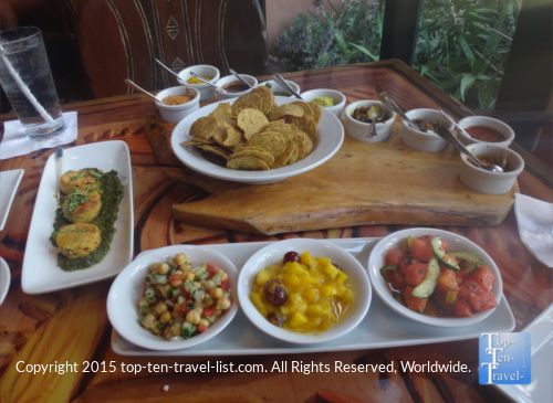 Indian Bread Service at Sanaa - Top Ten Travel List