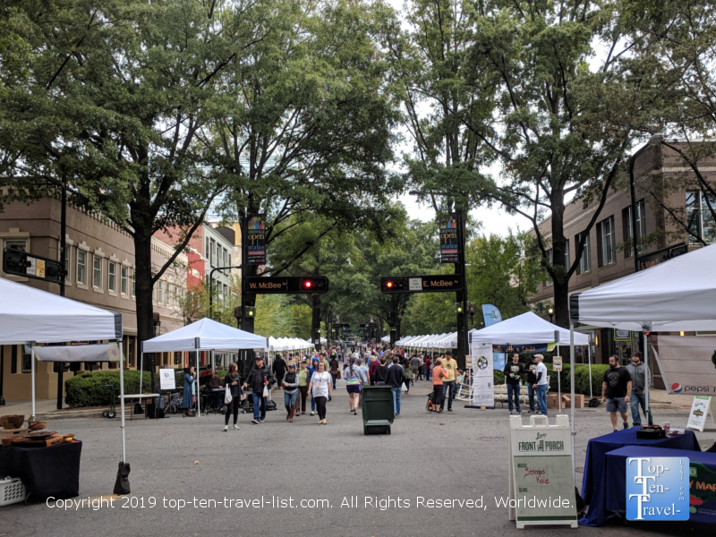 Shop for fresh produce at the TD Saturday Market - Top Ten Travel List