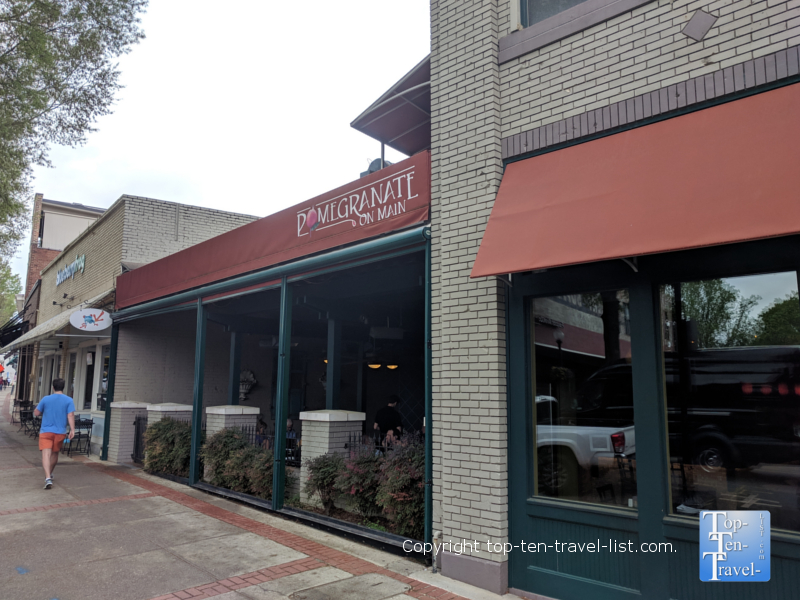 Pomegranate on Main – Greenville - Top Ten Travel List