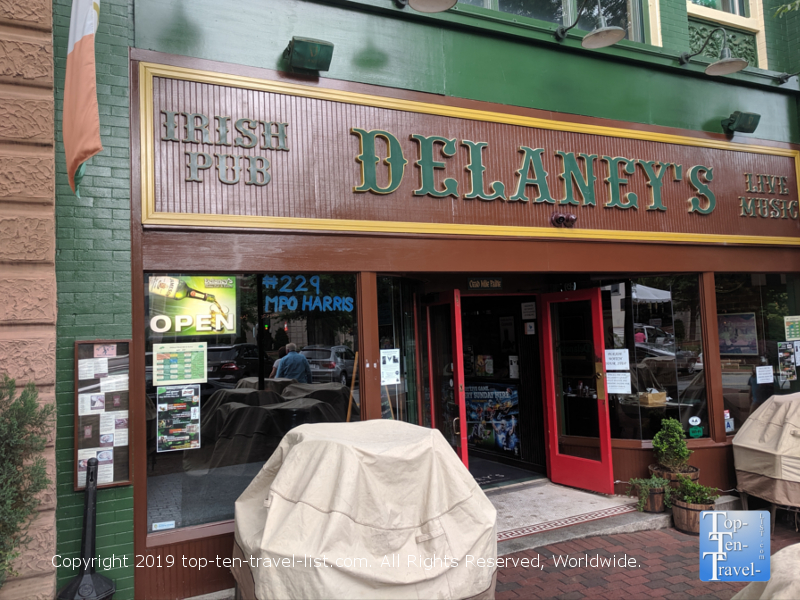 Delaney’s Irish Pub – Spartanburg - Top Ten Travel List