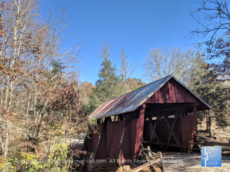 See the last remaining covered bridge in the state - Top Ten Travel List