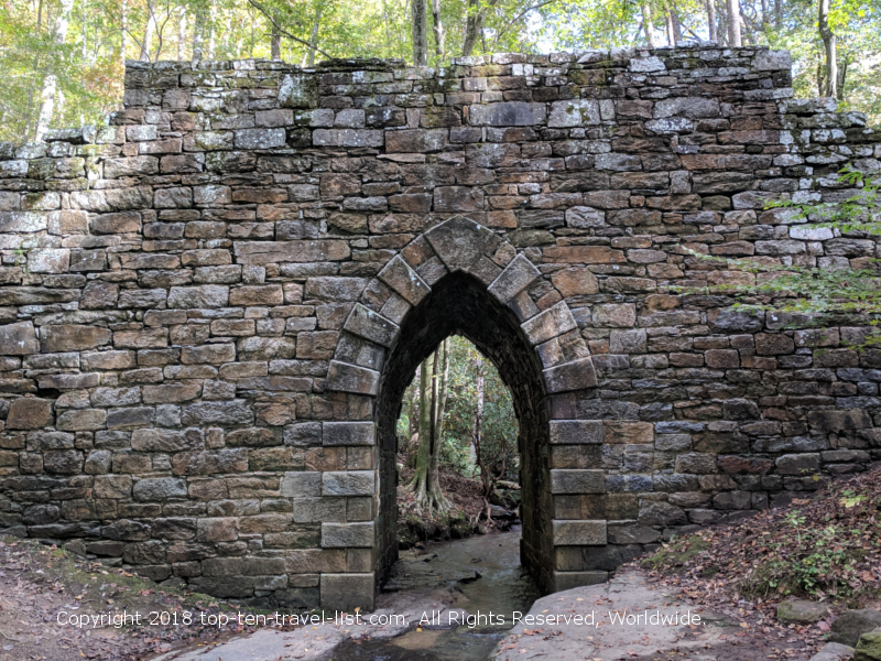 View the oldest standing bridge in the state - Top Ten Travel List
