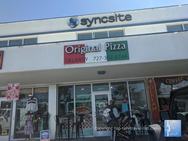 Original Pizza – Treasure Island - Top Ten Travel List
