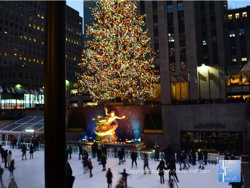 The Rink at Rockfeller Center - Top Ten Travel List