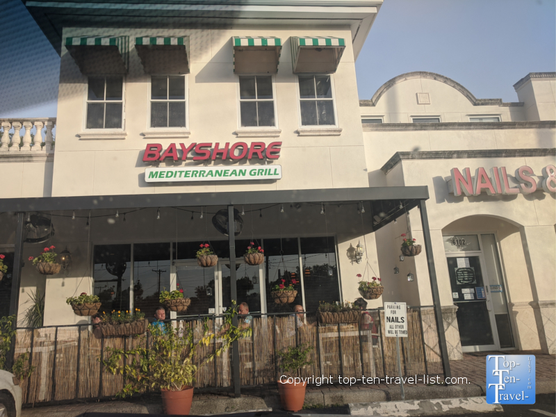 Bayshore Mediterranean Grill – Tampa - Top Ten Travel List