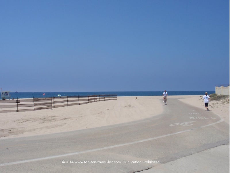 Enjoy a scenic bike ride on The South Bay Bicycle Trail - Top Ten Travel List