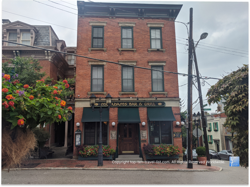 Mt. Adams Bar & Grille – Cincinatti - Top Ten Travel List