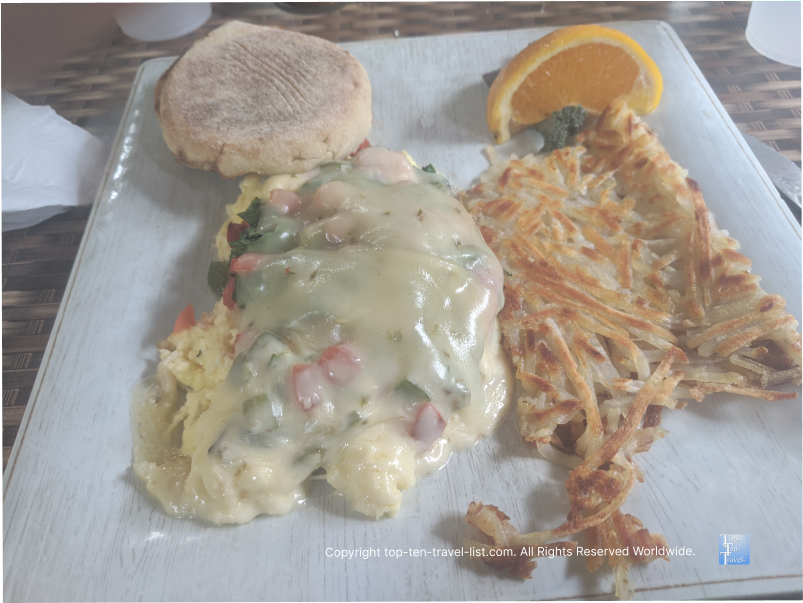 Breakfast at Sweet sage Cafe